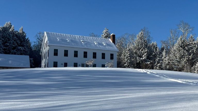 Cozy Vermont Farmhouse Airbnb With Fireplace and Sledding